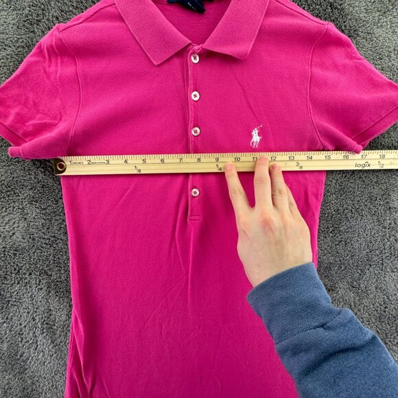 Ralph Lauren Sport Women XS Pink Dress Short Sleeve Cotton Knit Adult Pullover - Picture 4 of 9